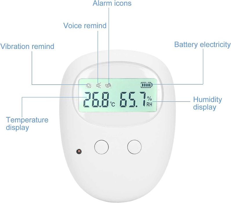Czujnik Moczenia Nocnego Alarm wibracyjny dla, Dzieci i Osób starszych
