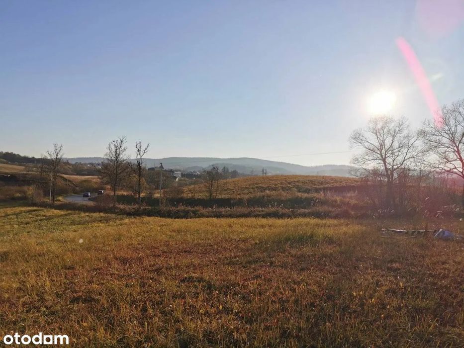 Bieszczady - Lesko, działka budowlana 2512m przy lesie i jeziorze