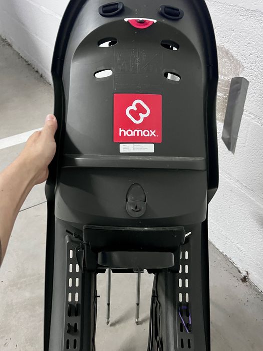 Cadeira Hamax criança bicicleta