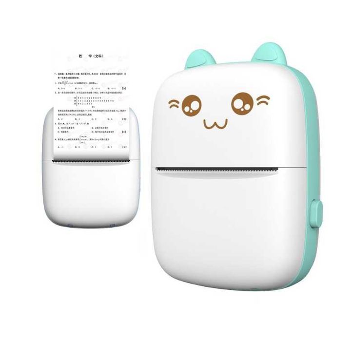 Mini Kot drukarka termiczna do etykiet ściąg z telefonu Bluetooth