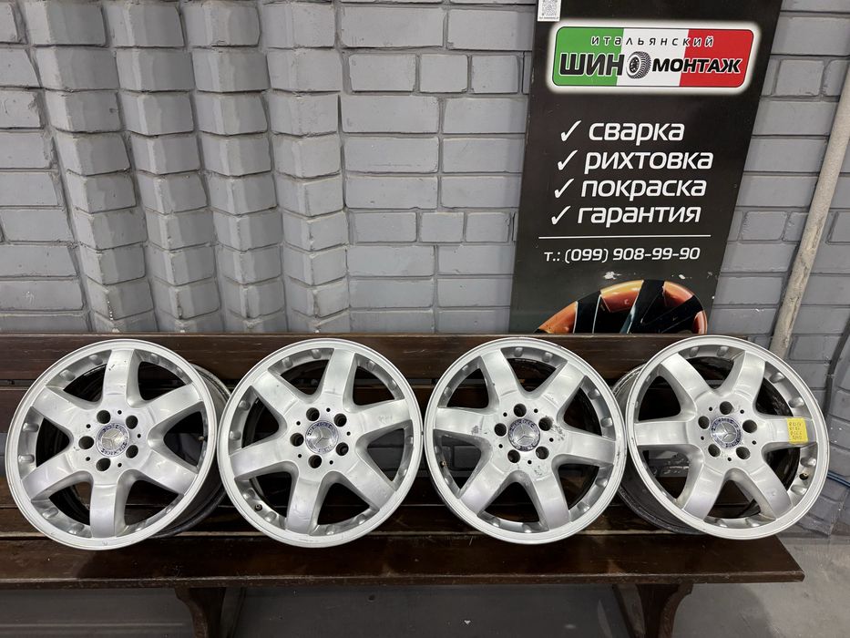 99 Оригинальные литые диски Mercedes ML 5/112 R17 et52 A1634013302