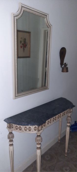 Credência vintage conjunto com espelho