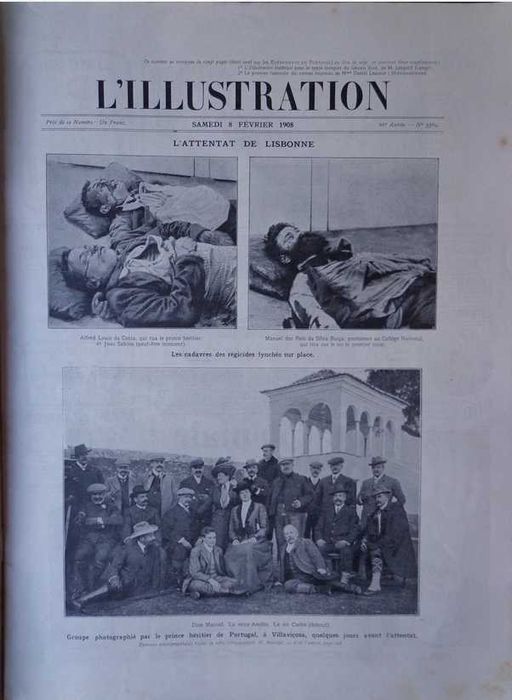 REVISTA L`illustration - Regicídio