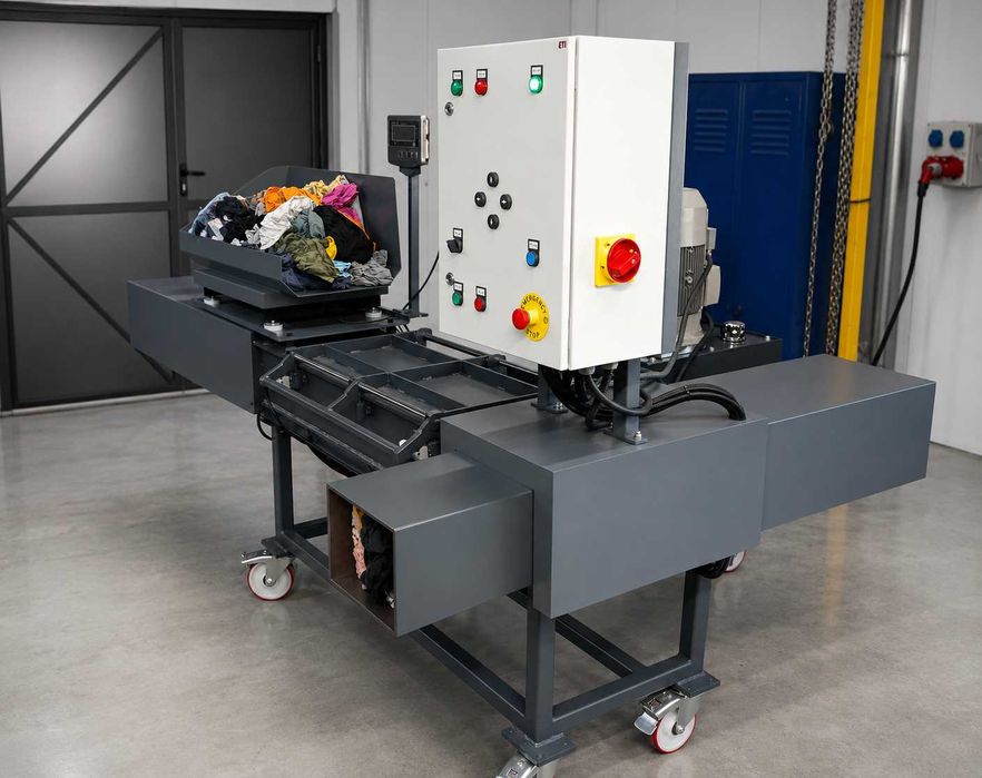 NOWA Hydrauliczna Prasa do Pakowania Czyściwa SGM-PC15