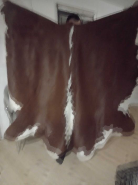 Nowy skorzany dywan 140x200