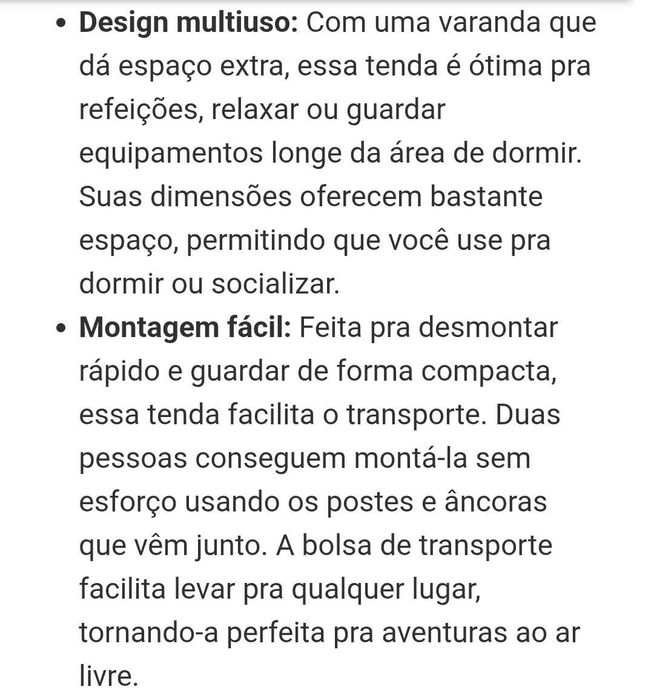 Tenda familiar 4 quartos