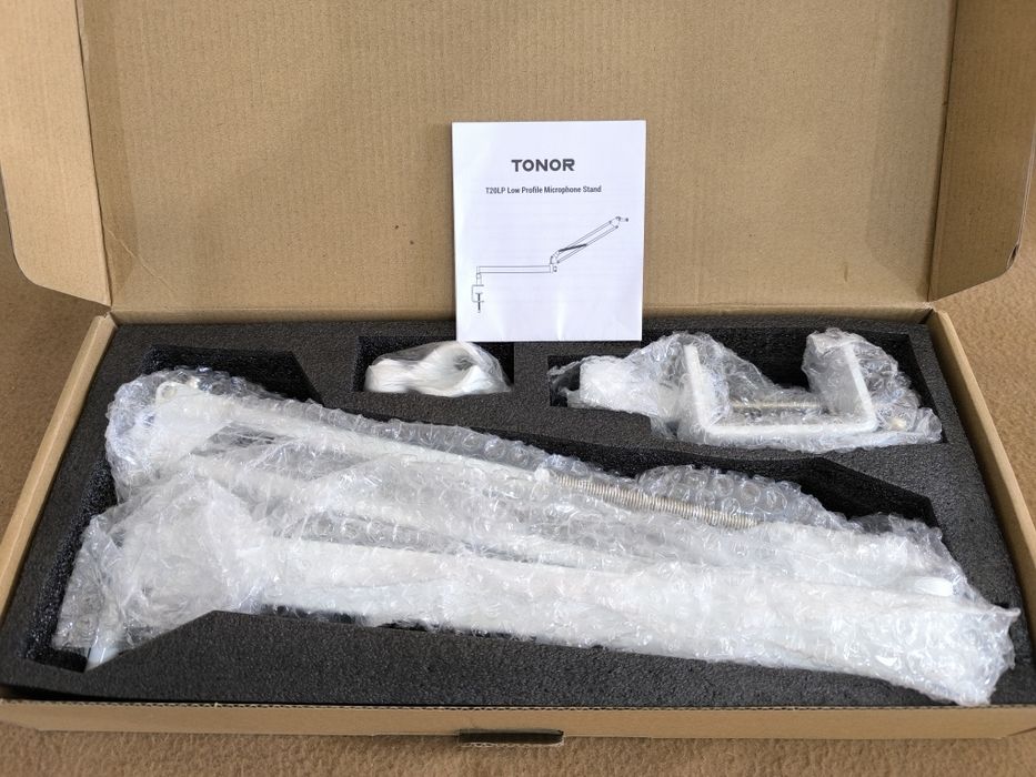 Suporte p/ microfone TONOR T20LP Low Profile Microphone Stand