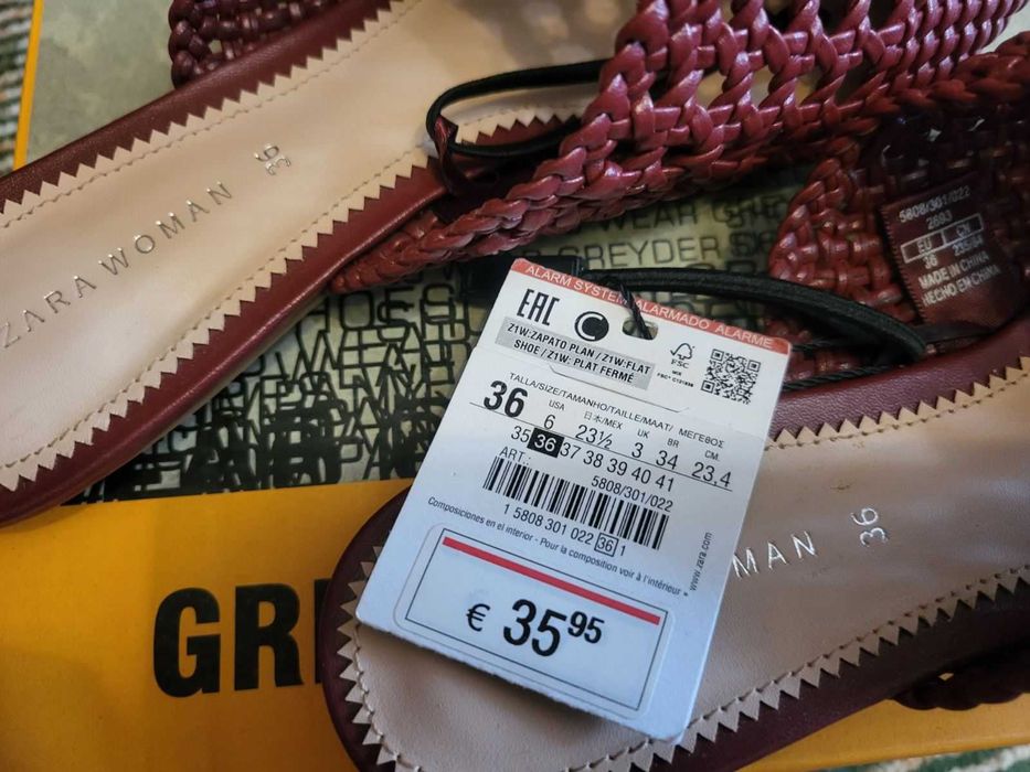 Мюлі жіночі ZARA р. 36