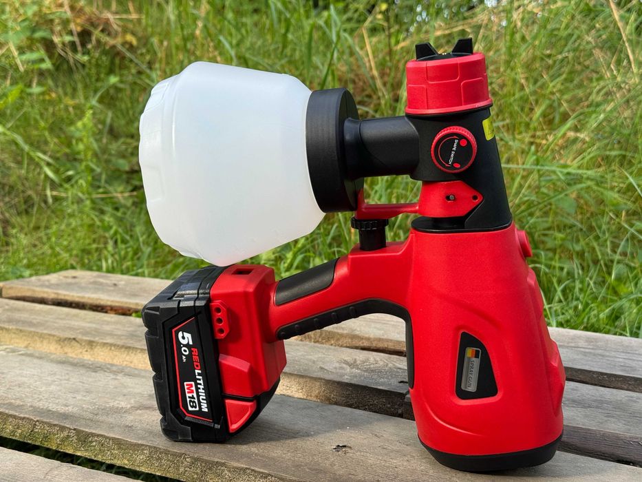 poręczny pistolet do malowania NOWY bezprzewodowy na baterie milwaukee