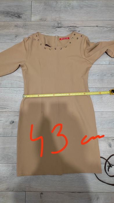 Brązowa sukienka rozmiar 42