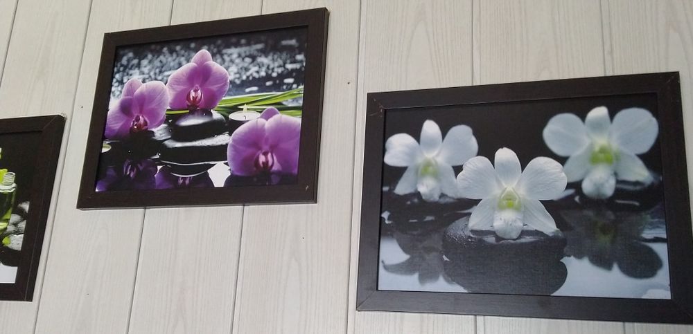 Obrazy obrazki tryptyk kwiaty