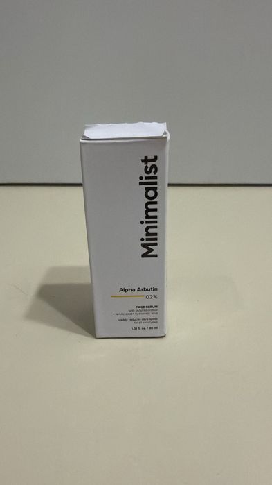 Conjunto de dois séruns faciais da marca Minimalist