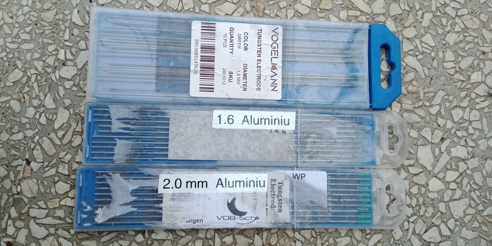 Elektrody wolframowe do aluminium