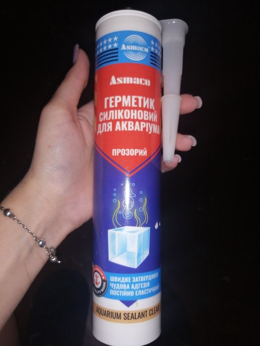 Герметик силіконовий для акваріума прозорий 2