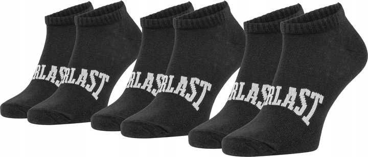 Skarpety stopki EVERLAST 3 pak czarne ( 39 - 42 )