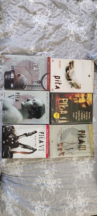 Piła zestaw filmów na dvd części od 1-6