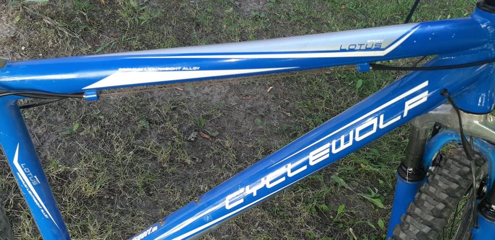 Rower niebieski młodzieżowy