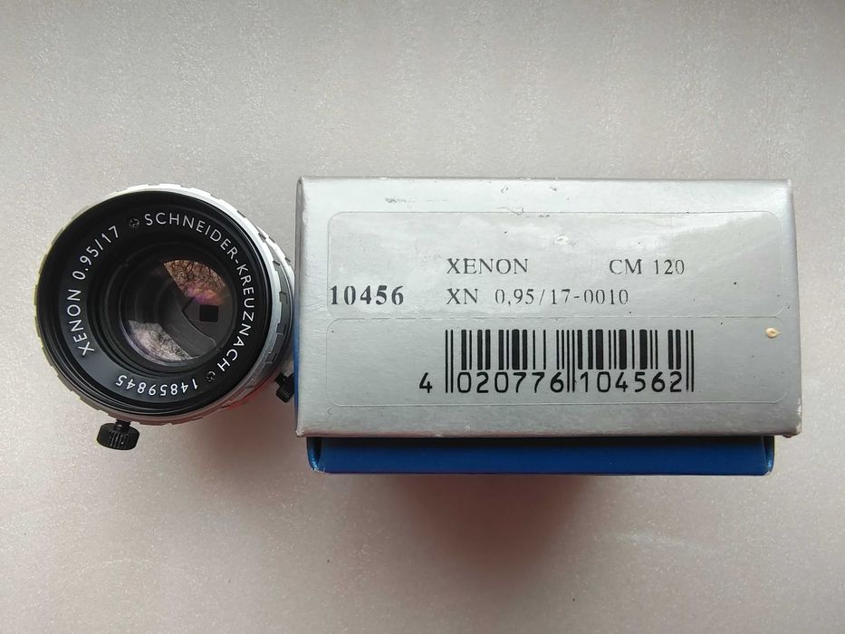 Obiektyw Schneider-Kreuznach 17mm F0,95 C-mount