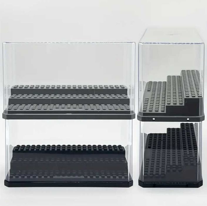 Caixa de exibição e armazenamento em acrílico para minifiguras LEGO