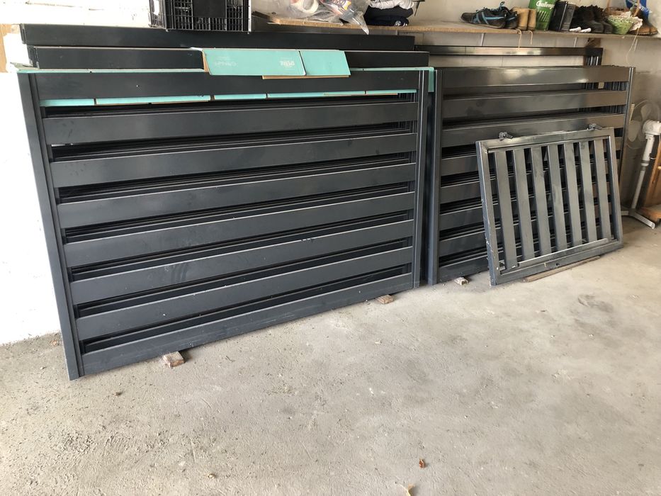 Ogrodzenie panelowe 36m przęsła furtka brama