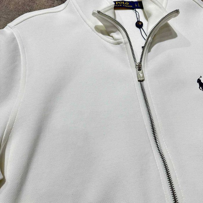 Біла чоловіча zip-ка Polo)