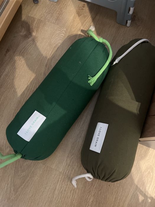 Walek poduszka z ziarnami gryki „I LOVE GRAIN”