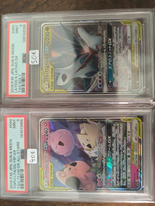 Cartas Graded Pokemon TCG - PSA/BGS/CGC Inglês e Japonês