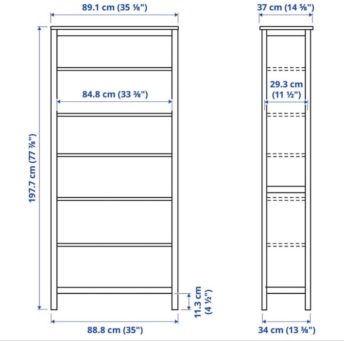 Regał IKEA HEMNES wycofany kolor
