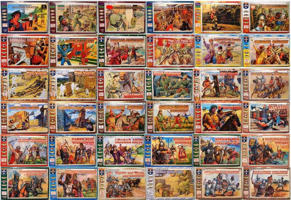 Наборы солдатиков в масштабе 1/72 Orion