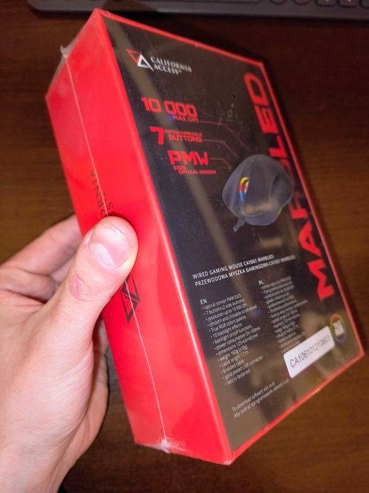 Mysz Gamingowa Marbled CA1061, 10 000 DPI