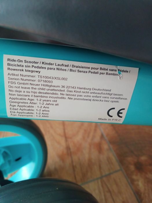 Rowerek dziecięcy, 4 kołowy