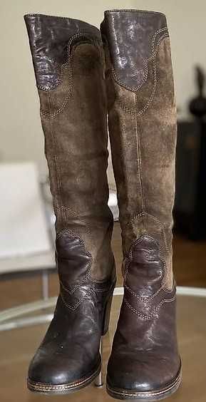 сапоги козаки високі 38 р