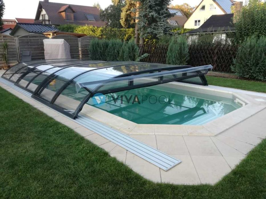 Zadaszenie basenowe średnie/niskie Smart 12,83x5,25x ,00 | Vivapool