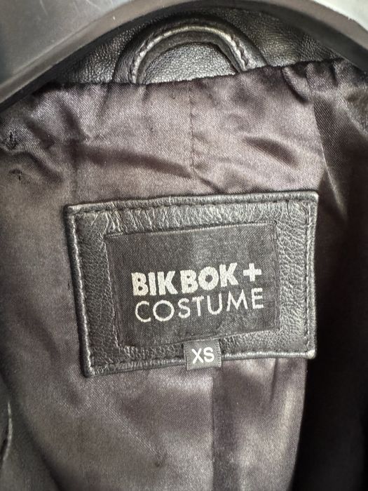 Kurtka skórzana skóra naturalna XS 34 biker ramoneska