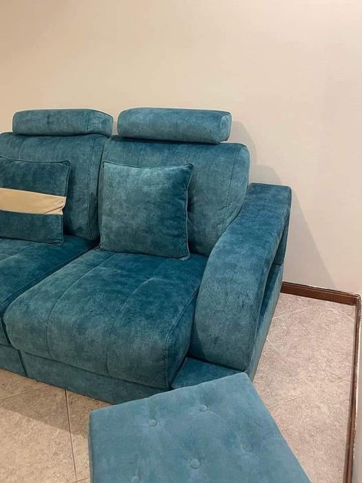 Sofa com assentos deslizantes