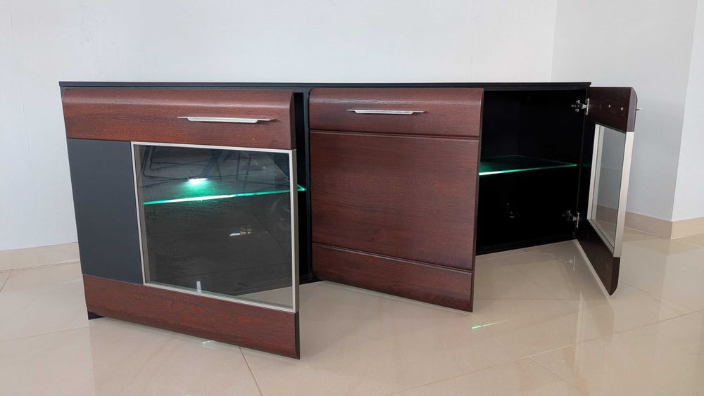 Szafka RTV + Komoda - Meble Szynaka seria VIEVIEN PRESTIGE LINE