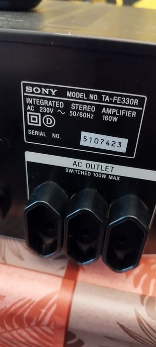 Amplificador TA-FE330R + Suportes Goldring
Amplificador TA-FE330R + Suportes Goldring
Amplificador TA-FE330R + Suportes Goldring