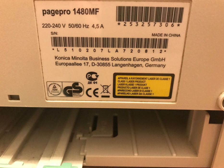 Принтер, сканер, ксерокс Konica Minolta PagePro 1480MF.