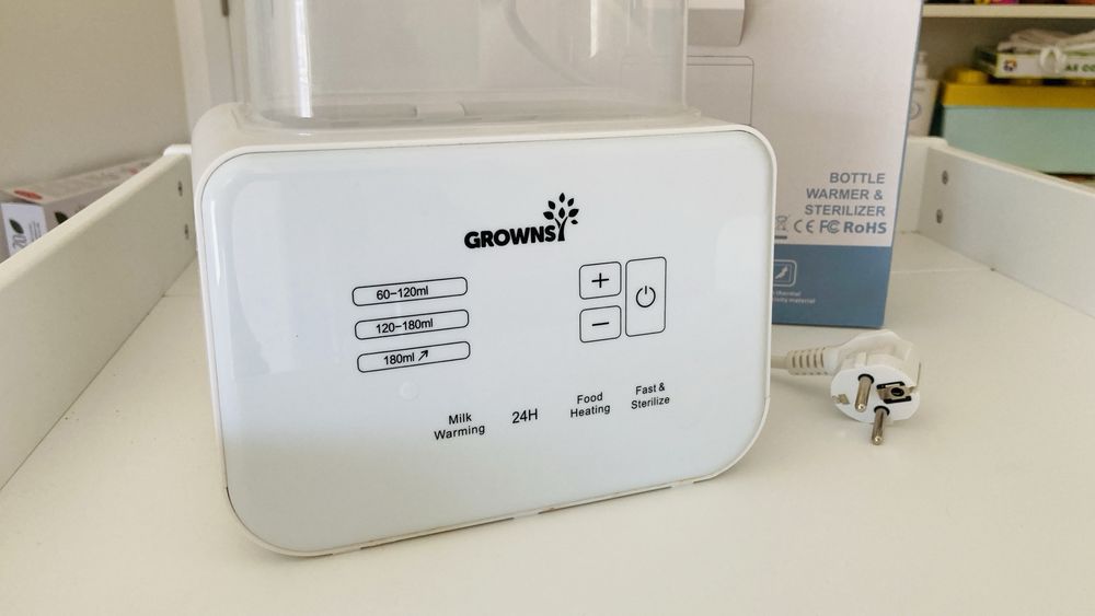 Aquecer e esterilizador de biberons Grownsy