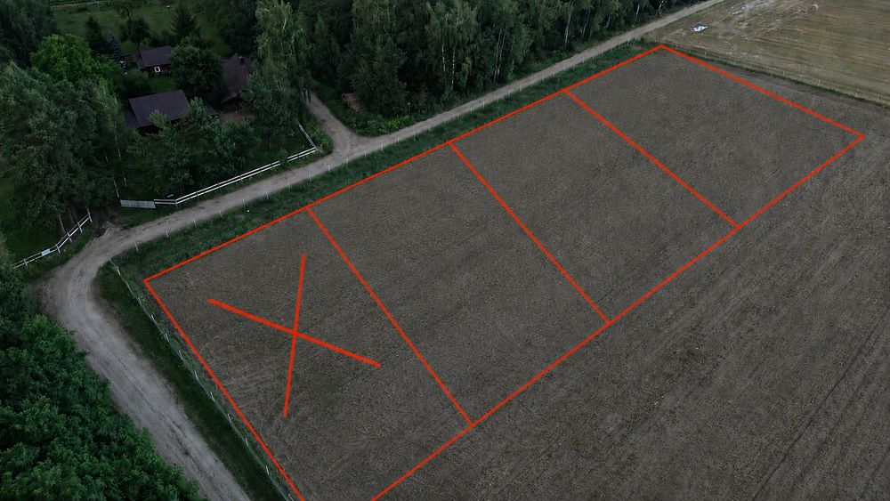 Działki o pow. 1350 m2