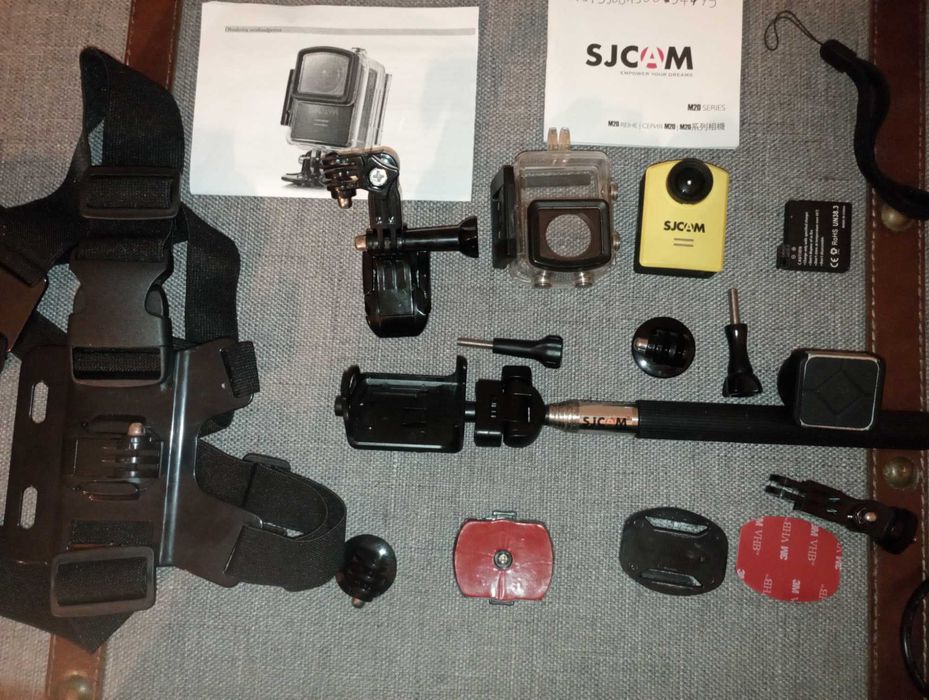 Kamera sportowa na motocykl Sjcam M20 zestaw