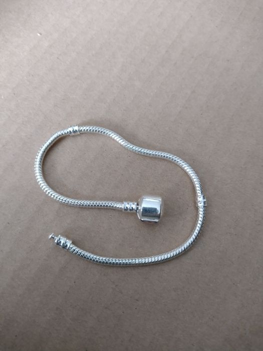 Bransoletka baza charms platerowana srebrem - 17- 21 cm różne modele