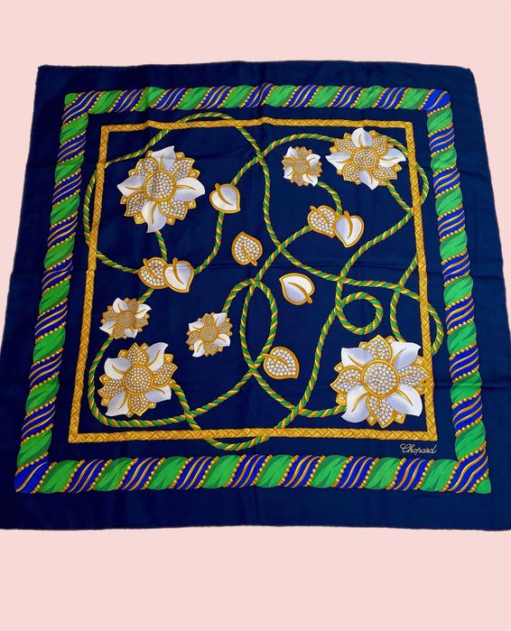 CHOPARD люксовый шелковый платок оригинал роуль