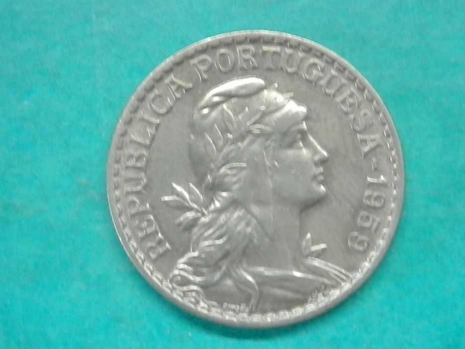 1432 - República: 1 escudo 1959 alpaca, por 3,00