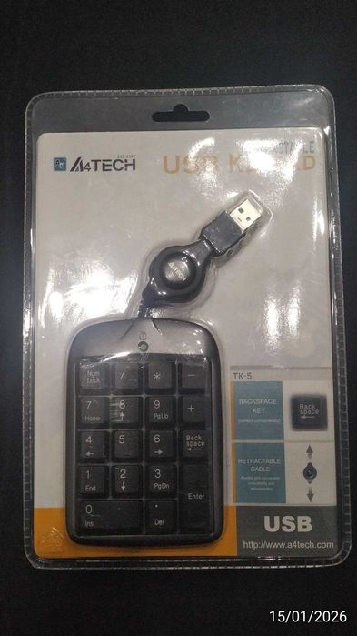 A4TECH Extendable USB Numeric Keypad — New439379254198947840