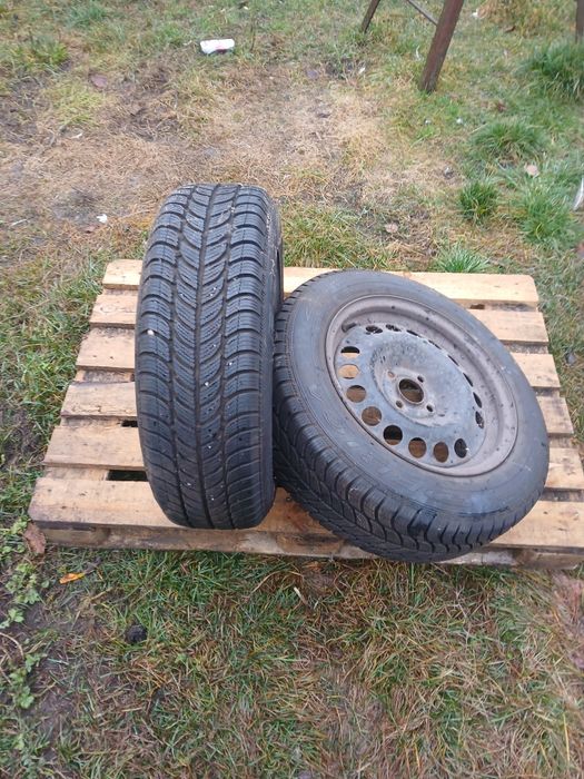 Koła 15 Jak Nowe !!  4x100 opony zimowe (dwie sztuki)
