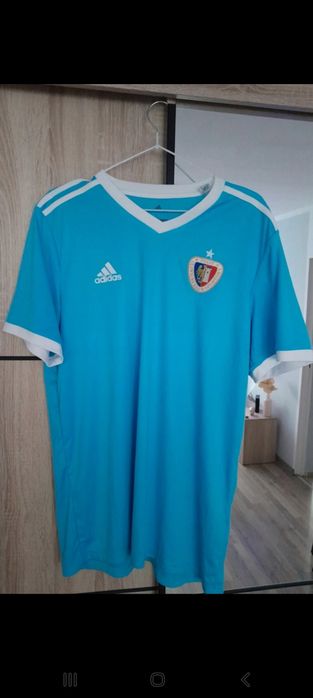Niebieska koszulka T-shirt męski adidas