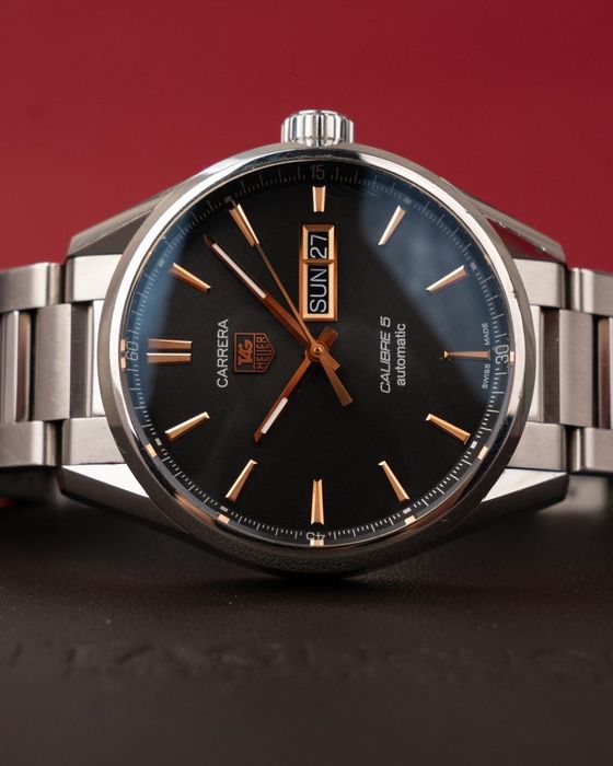 Zegarek męski TAG Heuer Carrera Day Date WAR201C.BA0723