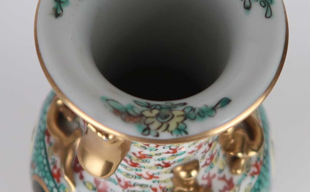 Jarra porcelana da China - Dragões - 30.5 cm