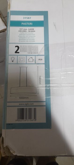 Lampy wiszące EGLO elipsy nowe